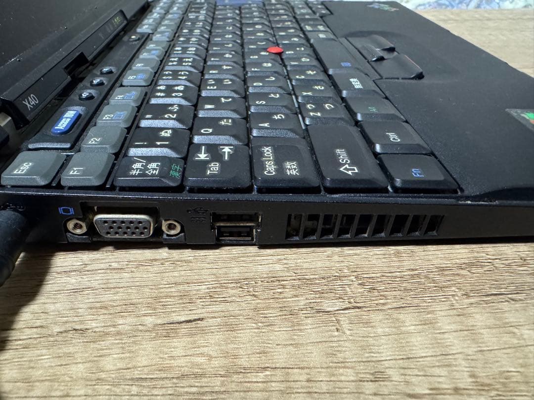 IBM ThinkPad X40 Windows XP 日本語キーボード