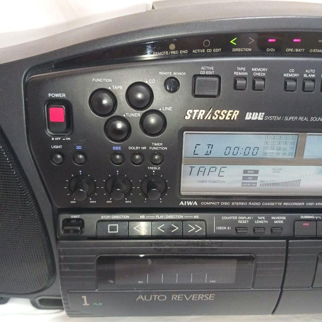 【動作確認済】 バブルラジカセ四天王 AIWA CSD-XR90 リモコン付き