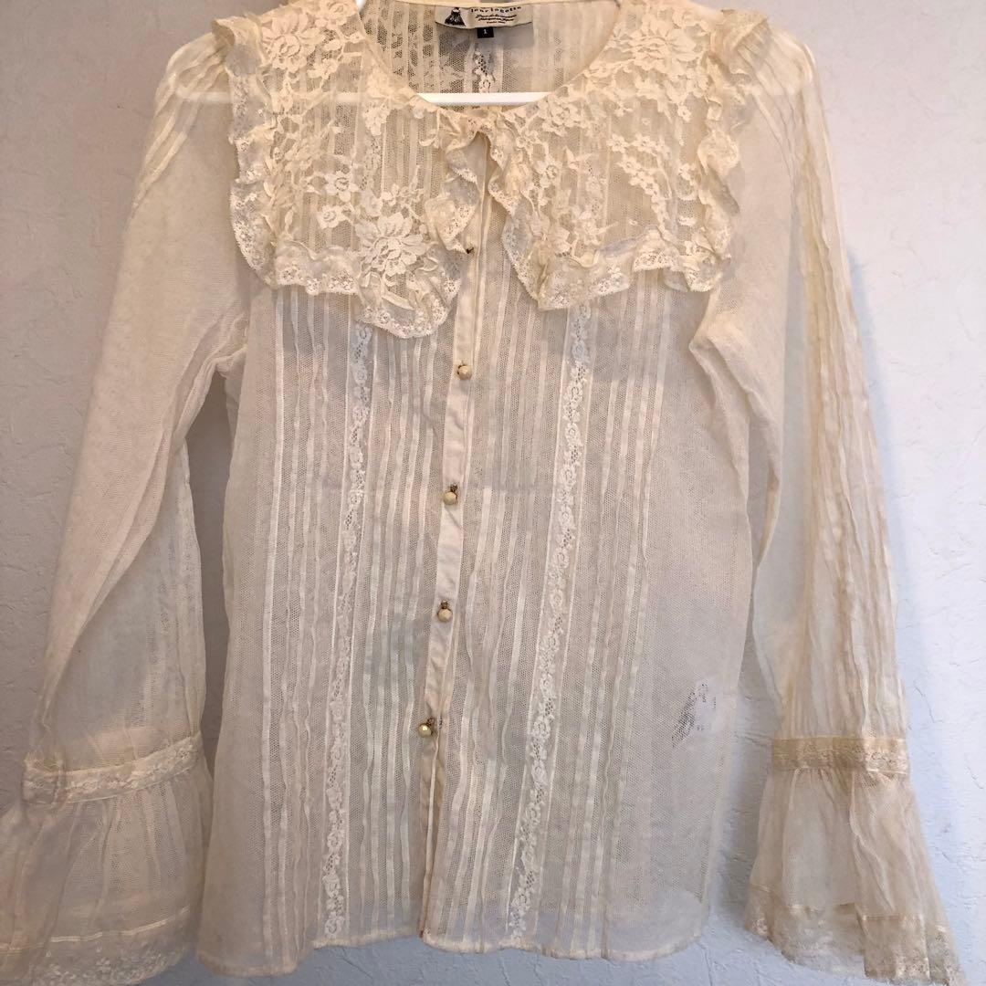 ルールロジェット leur legette レースアイボリー ブラウス サイズ1