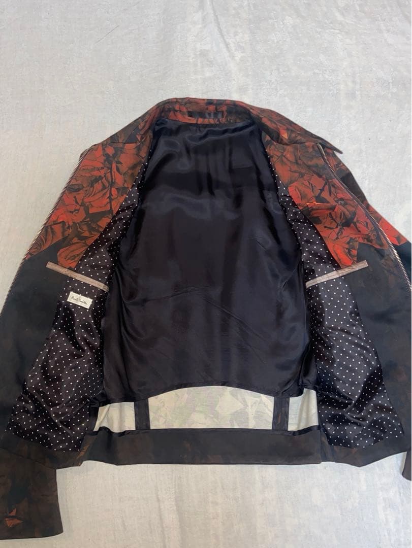 SMAP着用/Paul smith 赤薔薇ライダースジャケット