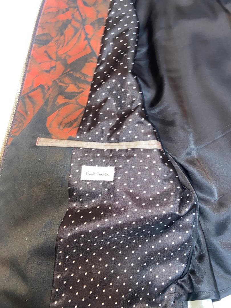 SMAP着用/Paul smith 赤薔薇ライダースジャケット