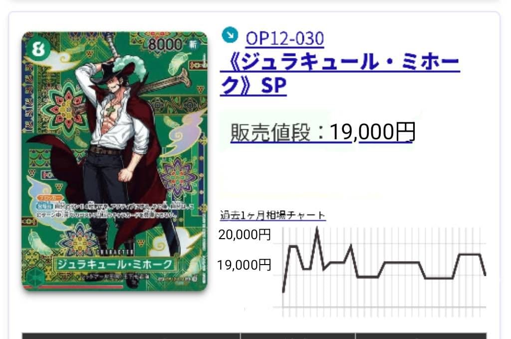 【 ジュラキュール・ミホーク】【SP】【美品】 【ローダー付】自引後即スリーブ！