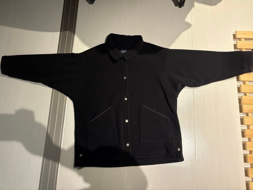 90s Patagonia USA製 シャーリングコート 黒
