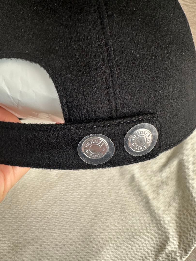 kcn【新品】エルメス　キャップセレナ リフト キャスケット 黒