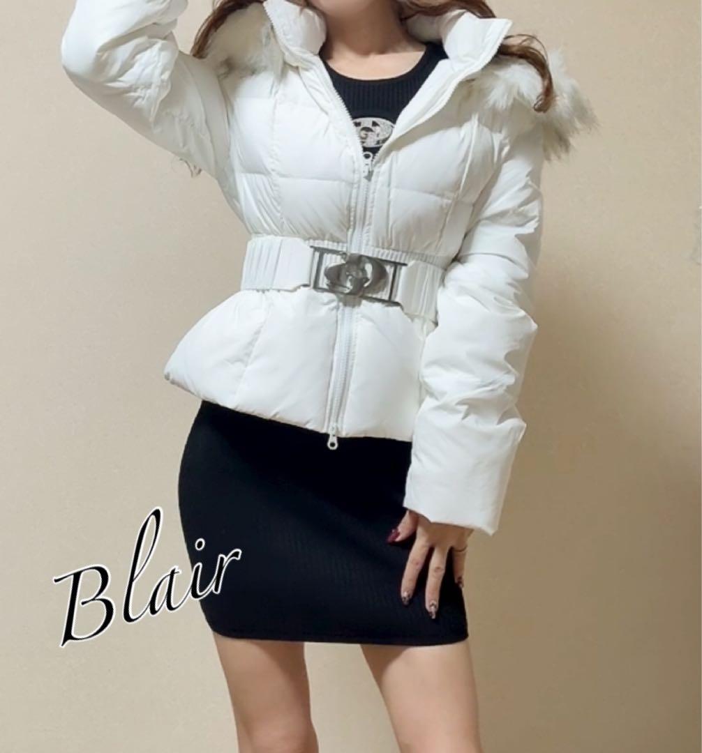 即日発送！GYDA GDベルト付きショートダウンコート　ホワイト　未開封