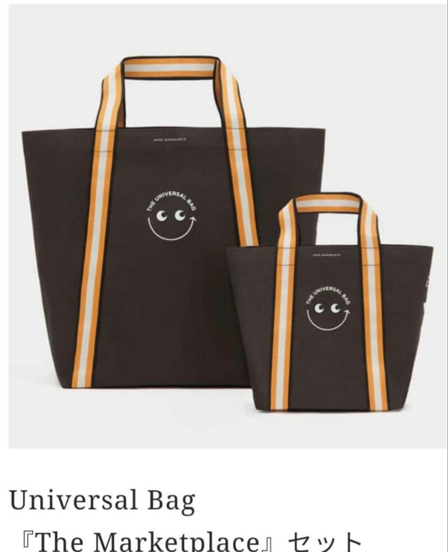 【完売品】新品未使用アニヤハインドマーチUniversal bag 大／小セット