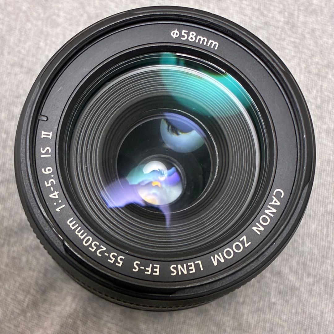 ⭐️完動⭐️ Canon EF-S 55-250mm IS II フード付望遠レンズ