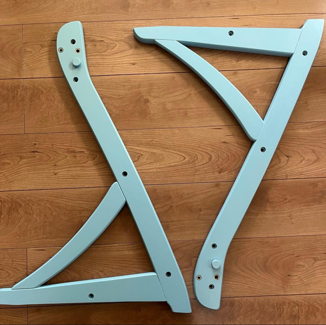 本日値下げ中　すくすくチェア　テーブル&ガード付き　大和屋　ベビーチェア　水色