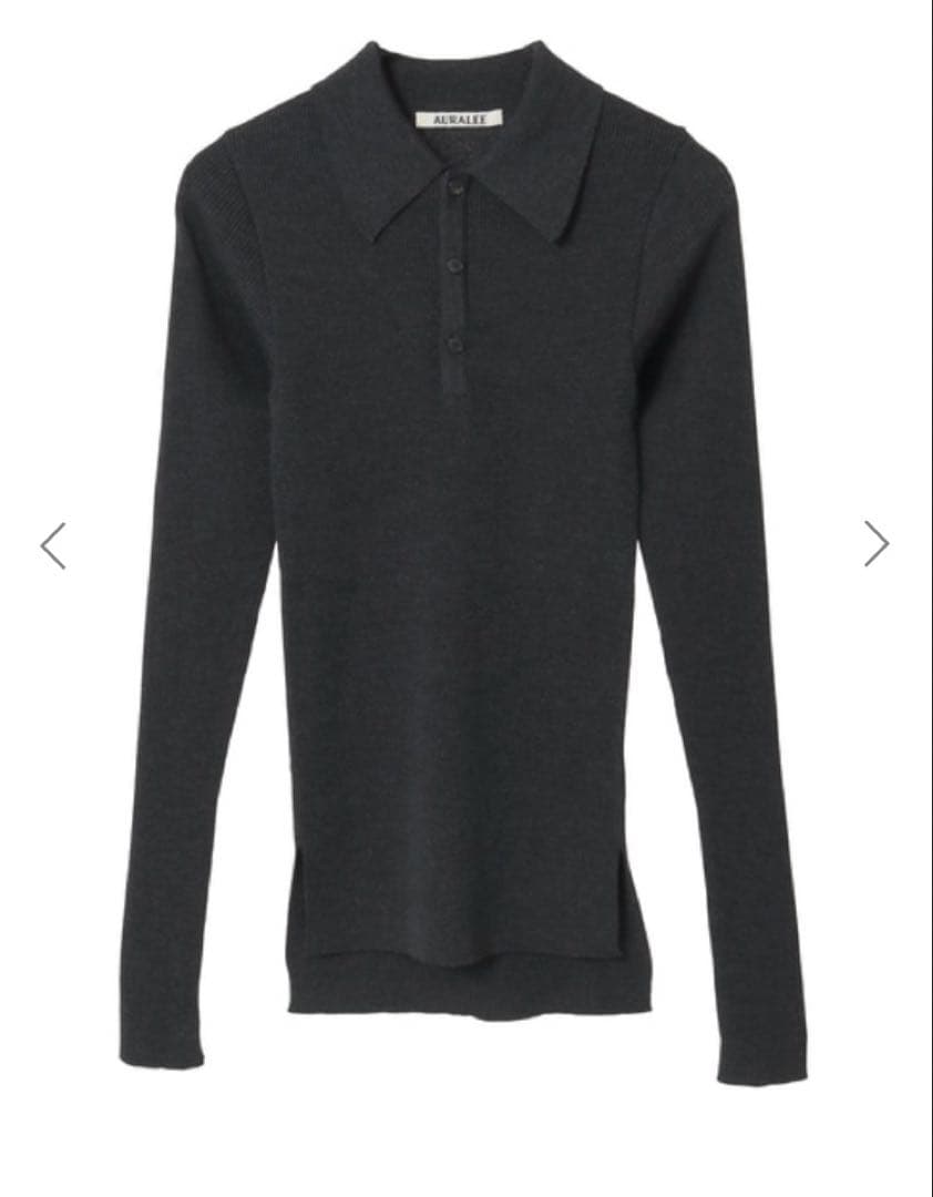 AURALEE オーラリー　スーパーファインウールリブニット