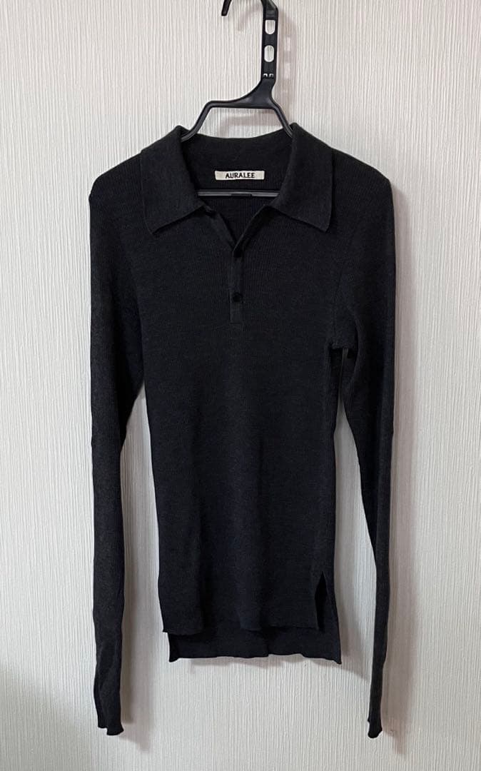 AURALEE オーラリー　スーパーファインウールリブニット