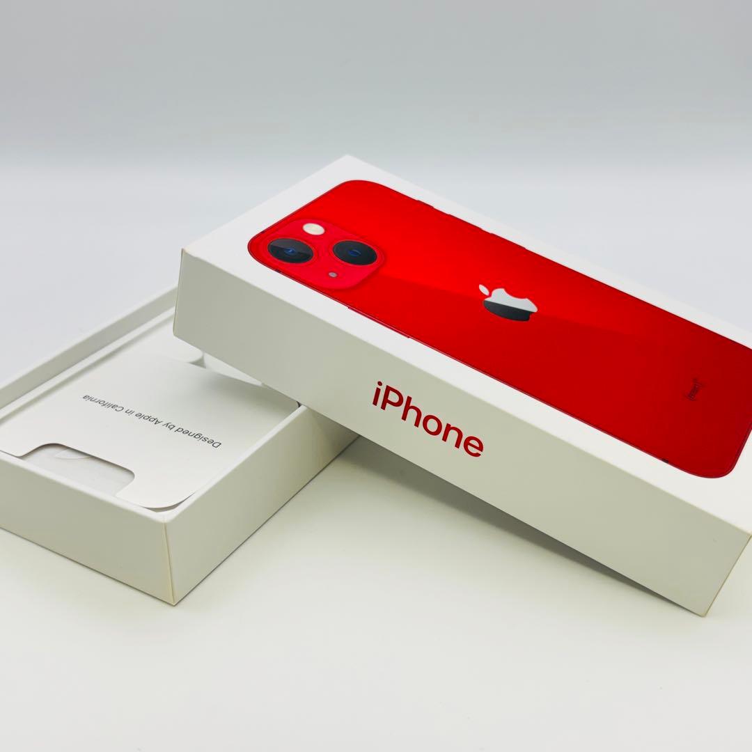 美品✨iPhone 13 mini 256GB レッド SIMフリー 動作確認済