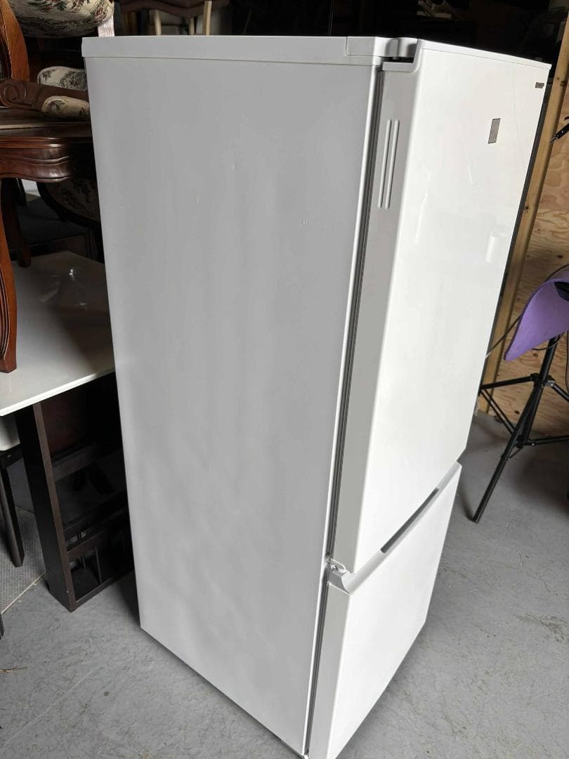 SHARP 2ド冷蔵庫179L SJ-18E8KW 2021年製 Used/美品