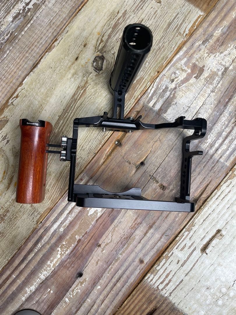 超美品　GH5用カメラケージ＋木製グリップNICEYRIG × SmallRig