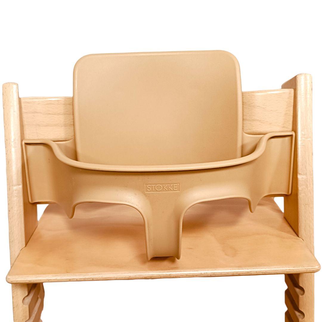 【組み立て不要】ストッケ トリップトラップ ナチュラル ベビーセット トレイ付