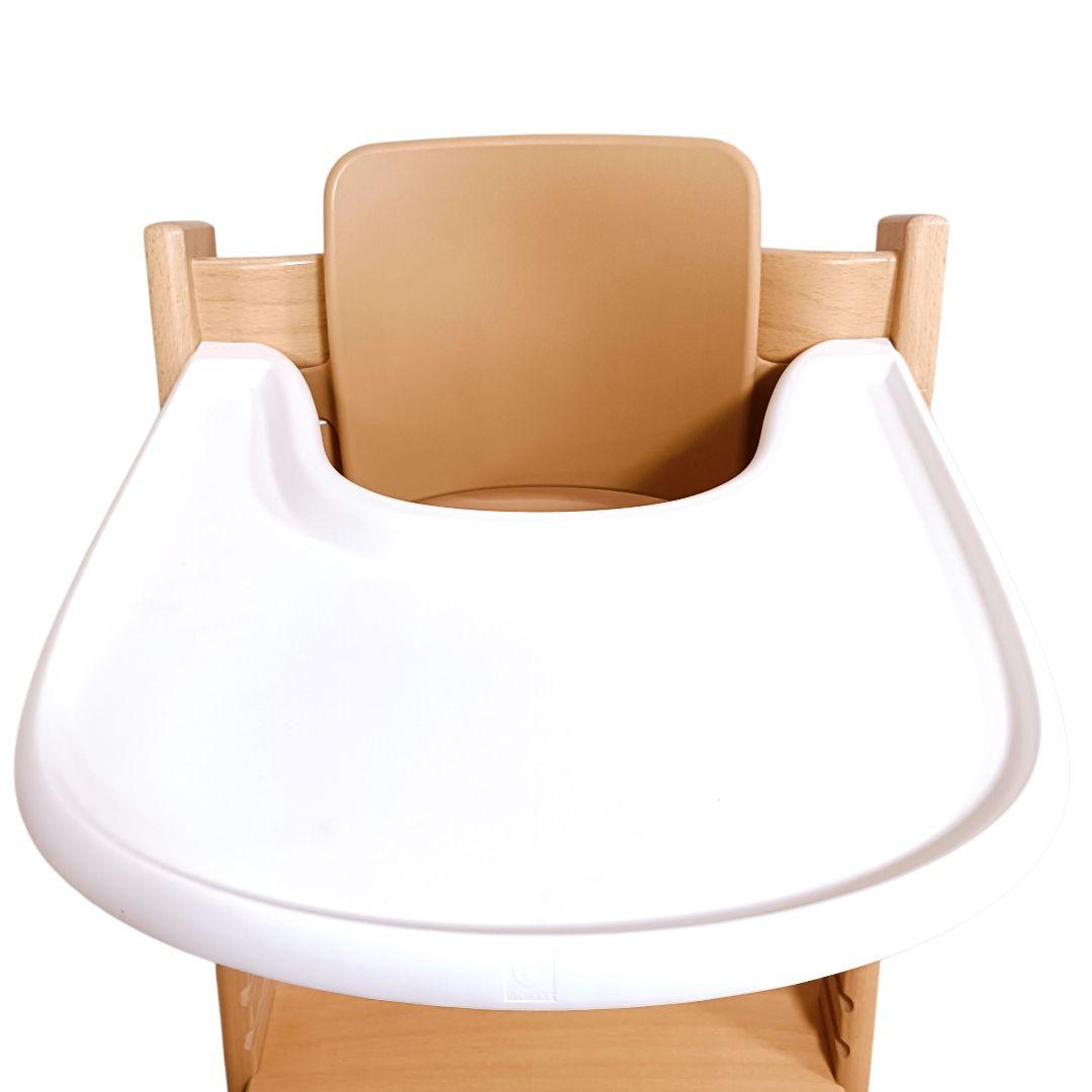 【組み立て不要】ストッケ トリップトラップ ナチュラル ベビーセット トレイ付