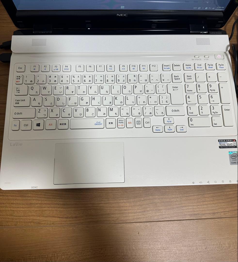 (あお)美品-NEC Corei3-5005U 4GB-SSD128