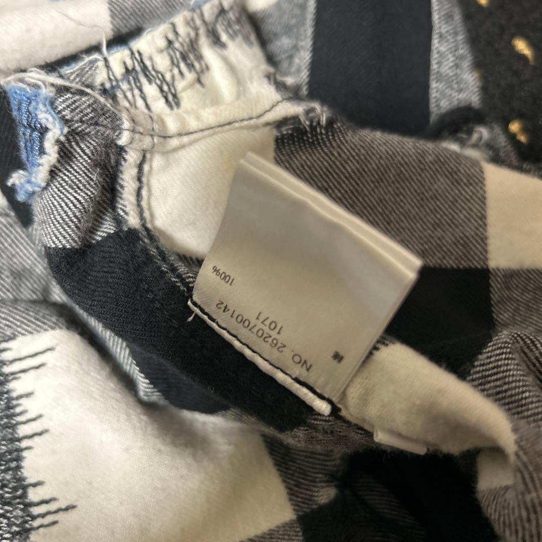 極美品　ロンハーマンオリジナル　ビンテージ加工チェックシャツ