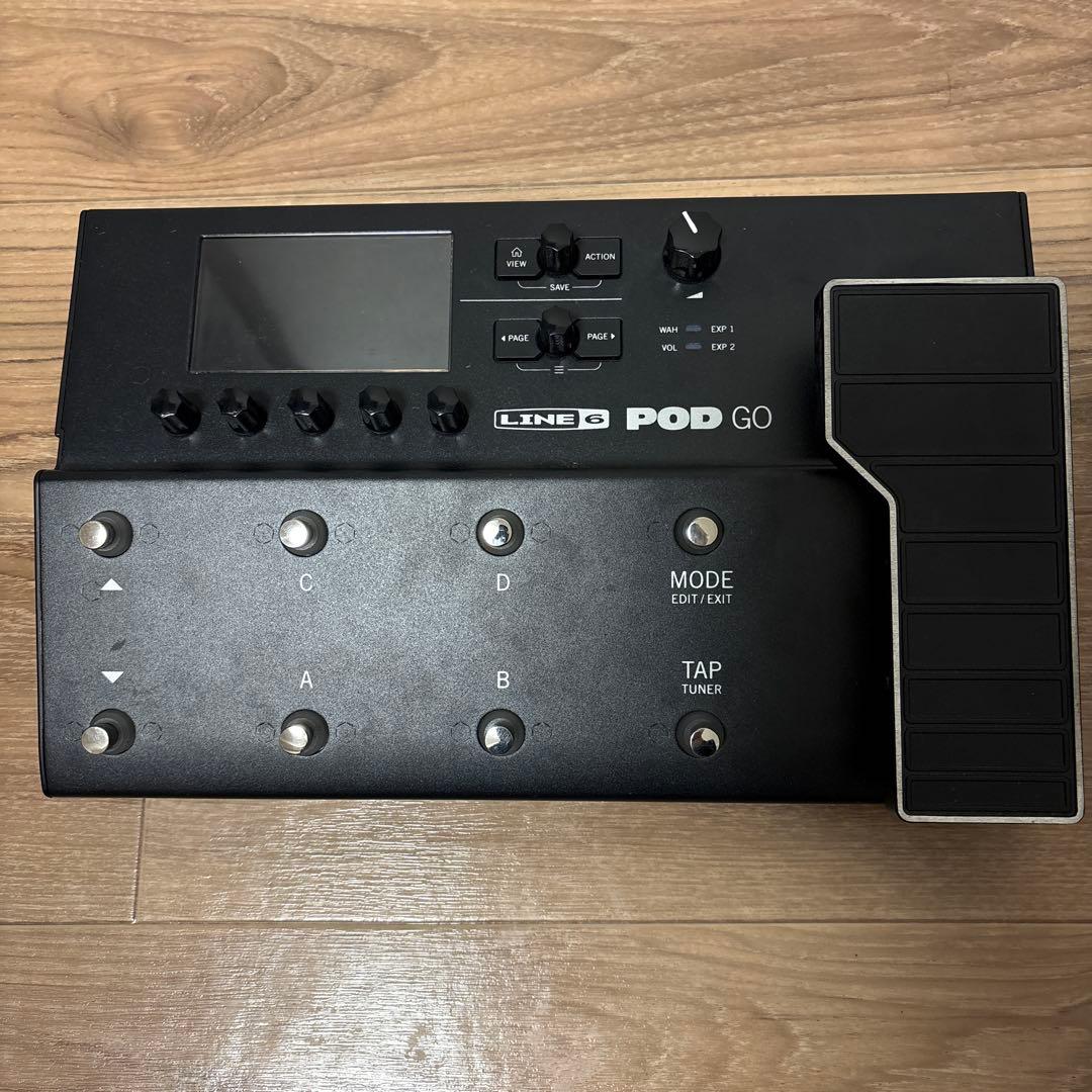 LINE6 POD GO 純正ケース、PC接続ケーブル付き