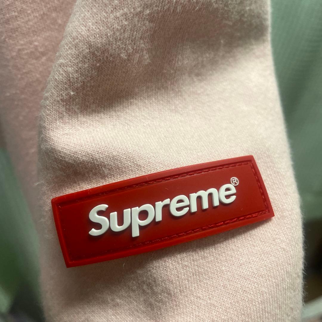 Supreme ピンク フルジップパーカー