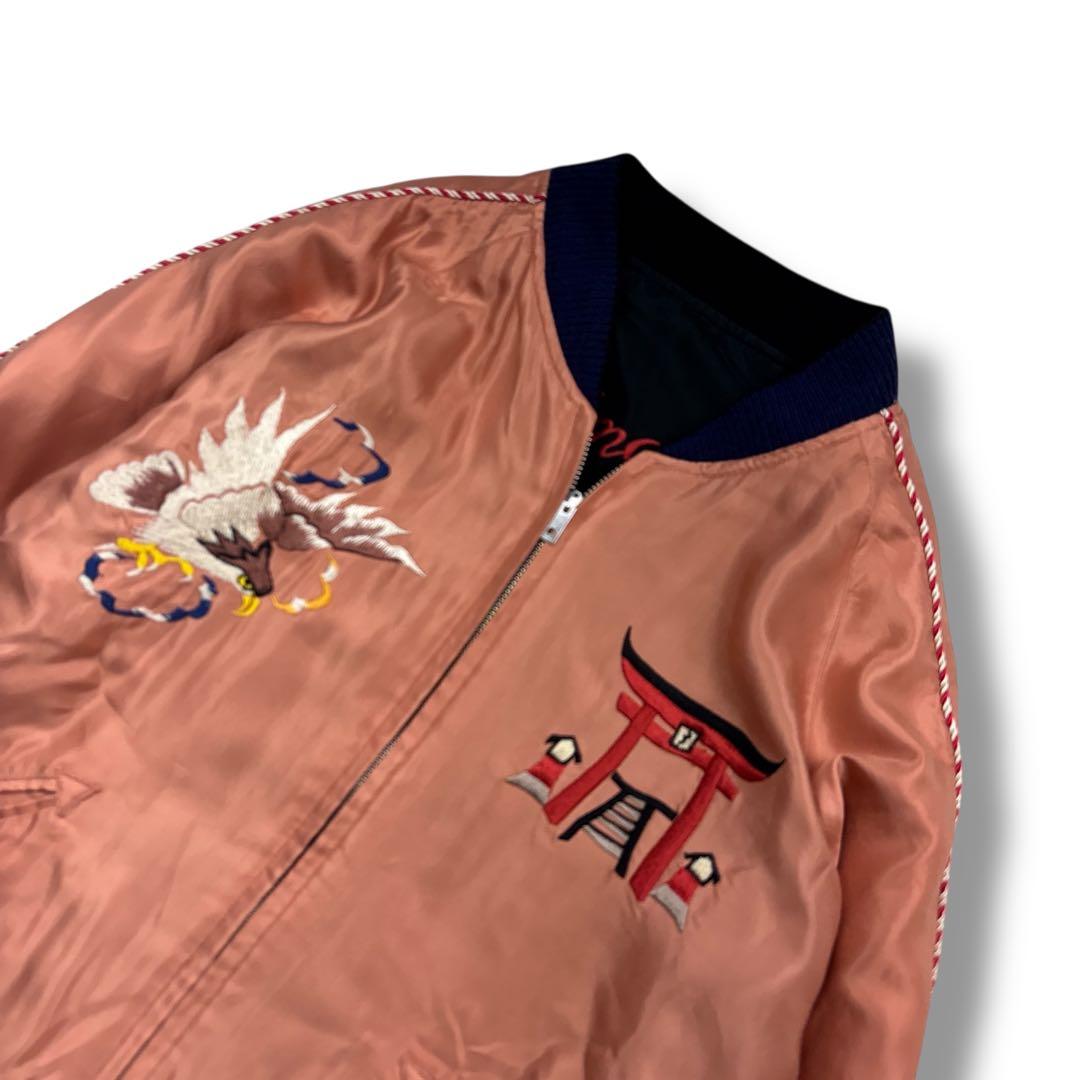 テーラー東洋 スカジャン リバーシブルスーベニア ジャケット 龍 沖縄 M