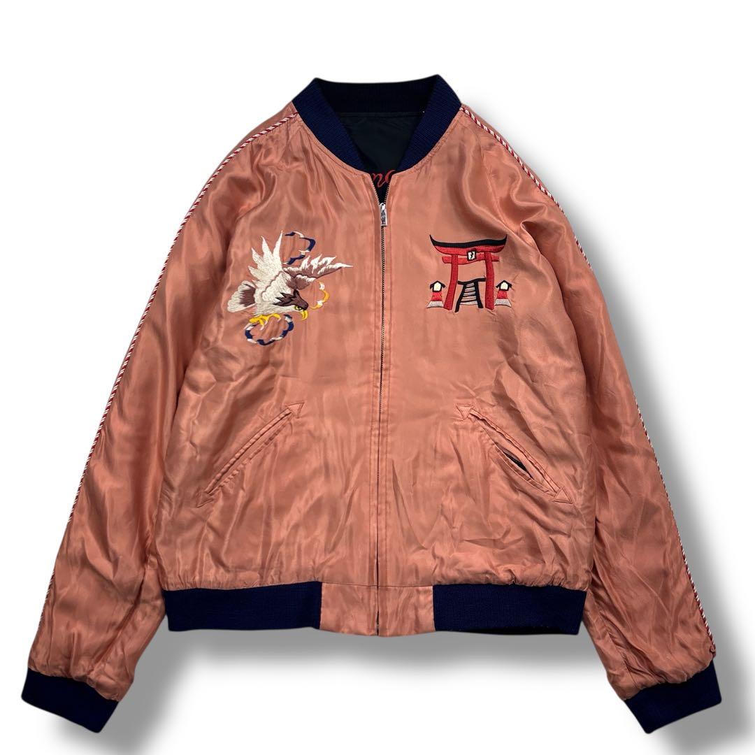 テーラー東洋 スカジャン リバーシブルスーベニア ジャケット 龍 沖縄 M
