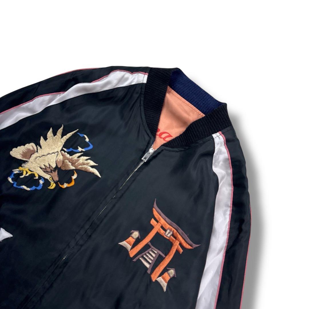 テーラー東洋 スカジャン リバーシブルスーベニア ジャケット 龍 沖縄 M