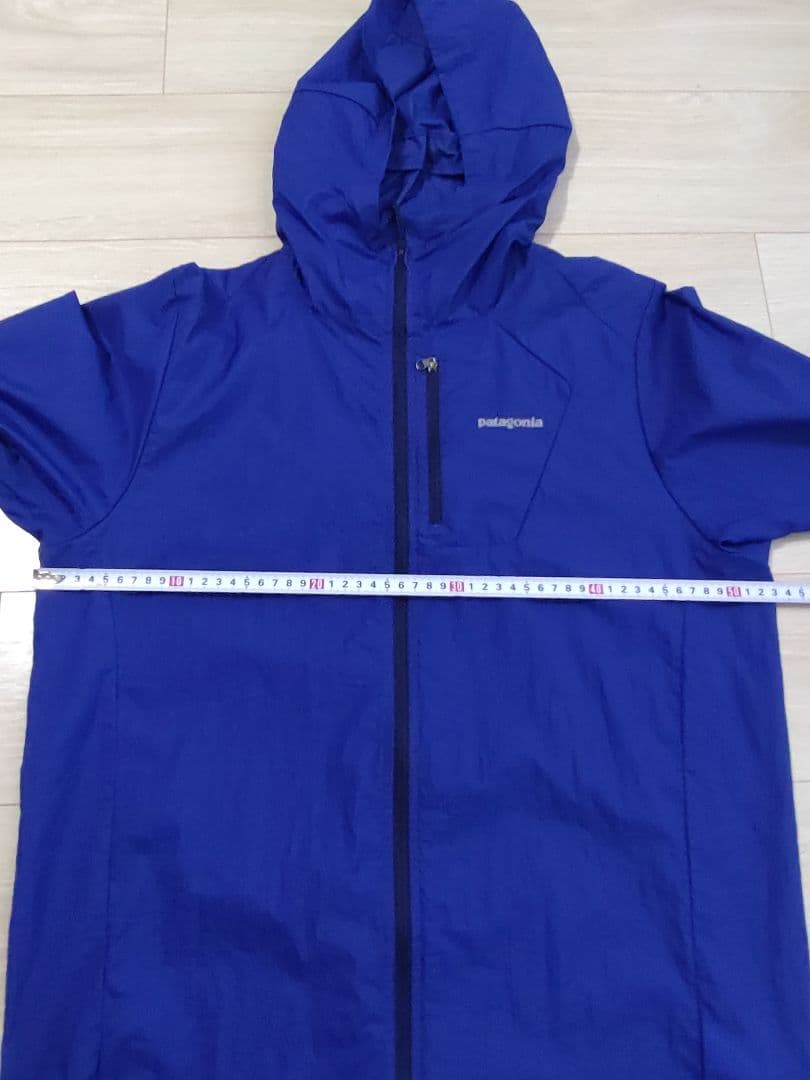 【美中古】パタゴニア　フーディニジャケット　バイキングブルー　メンズM