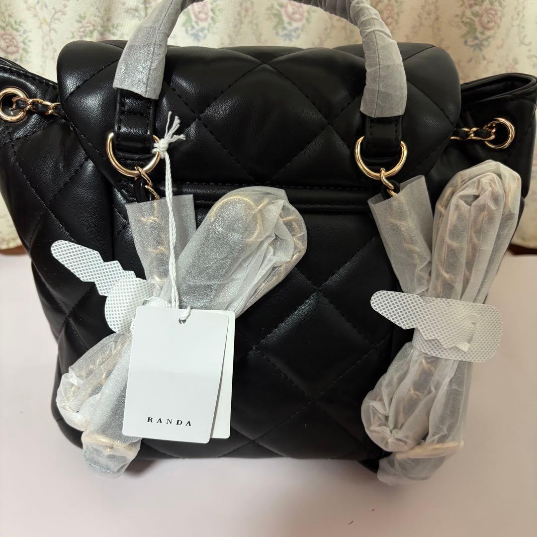 【即購入可】⚠️最終値下げ⚠️ RANDA キルティングデザインリュックバッグ