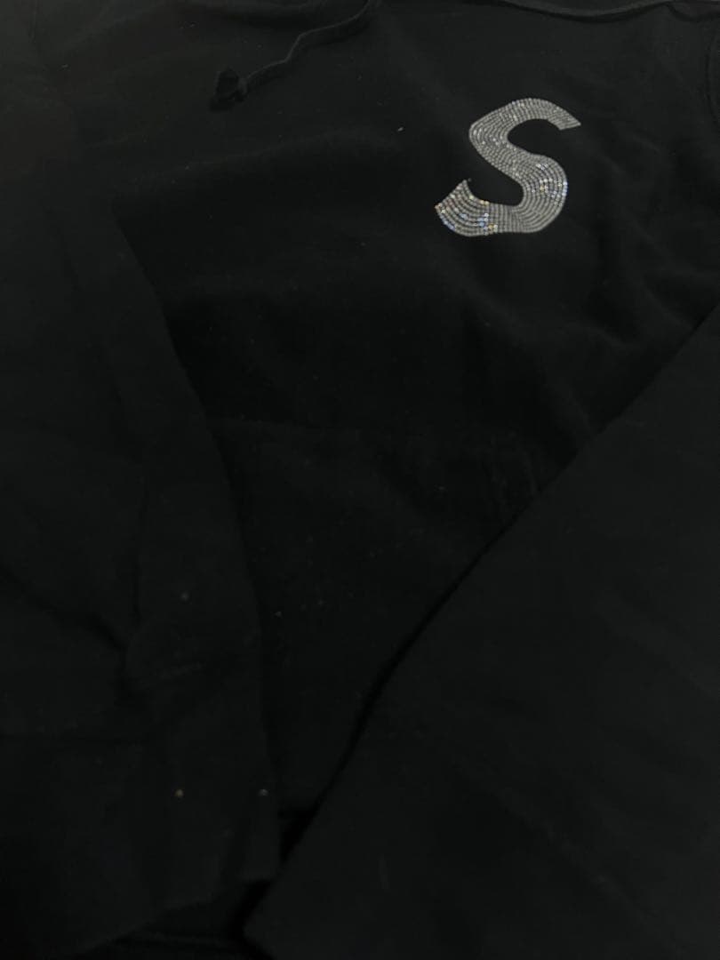 supreme パーカー　スワロフスキー　swarovski