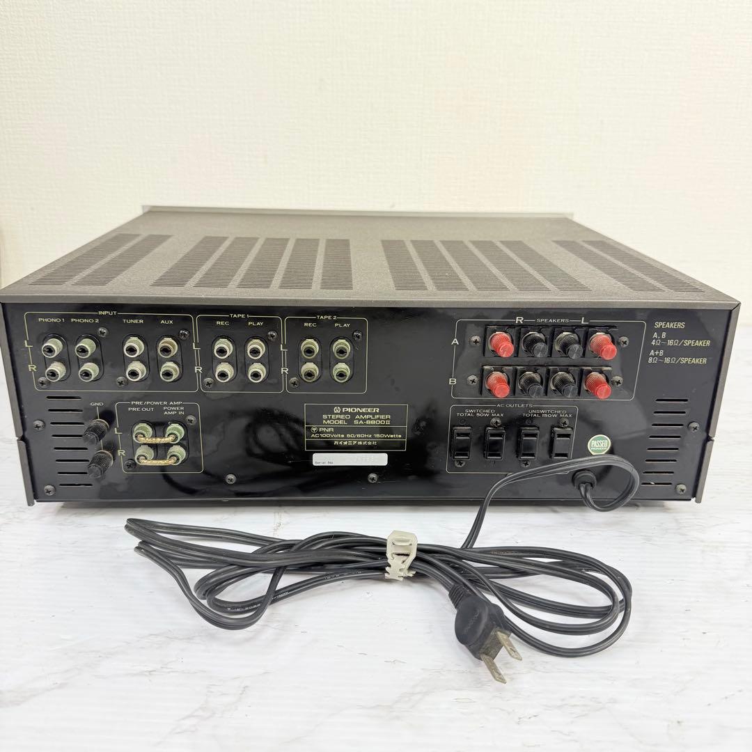 Pioneer　SA-8800Ⅱ　プリメインアンプ　ジャンク