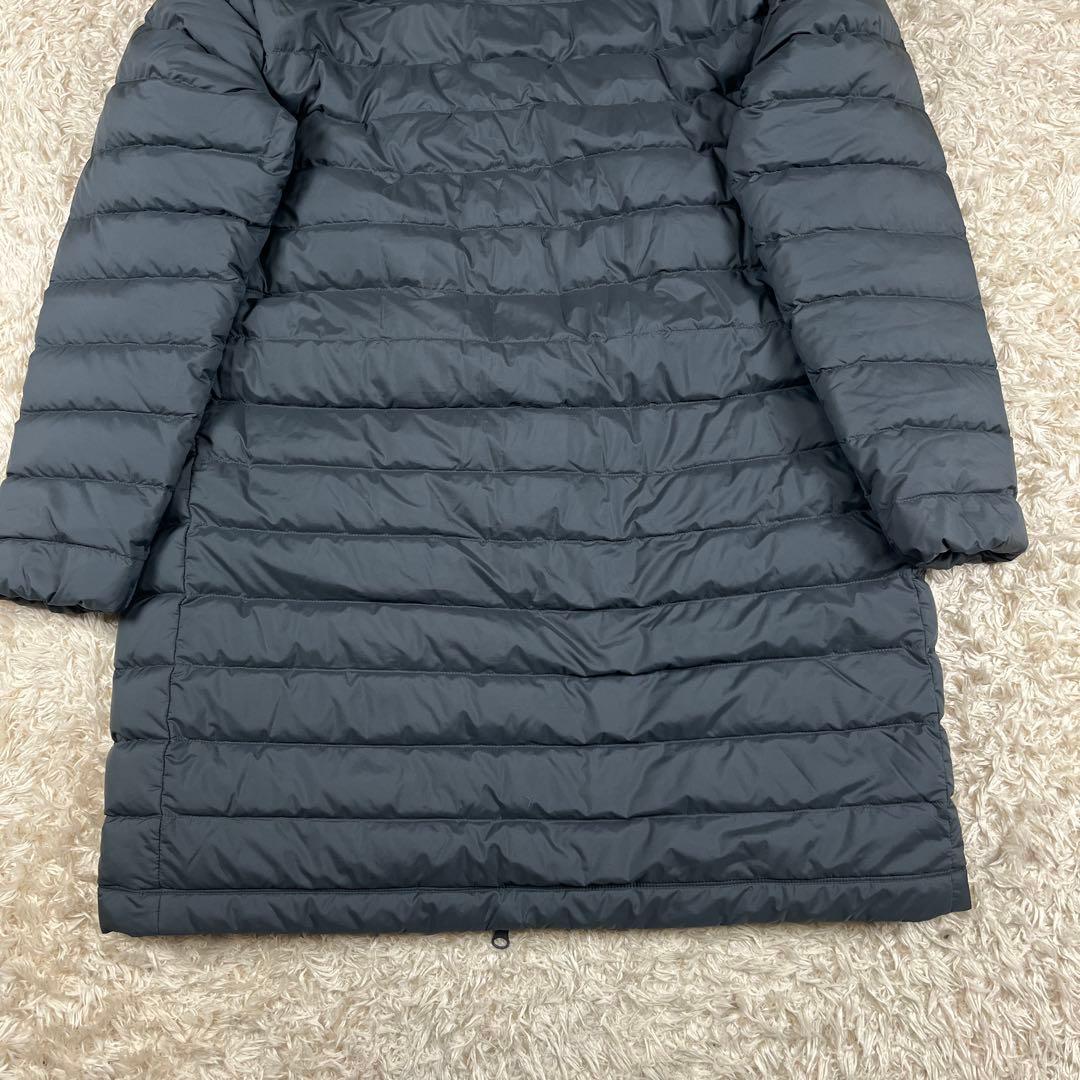 DANTON ダントン ミドルダウン フード付き コート Sサイズ グレー