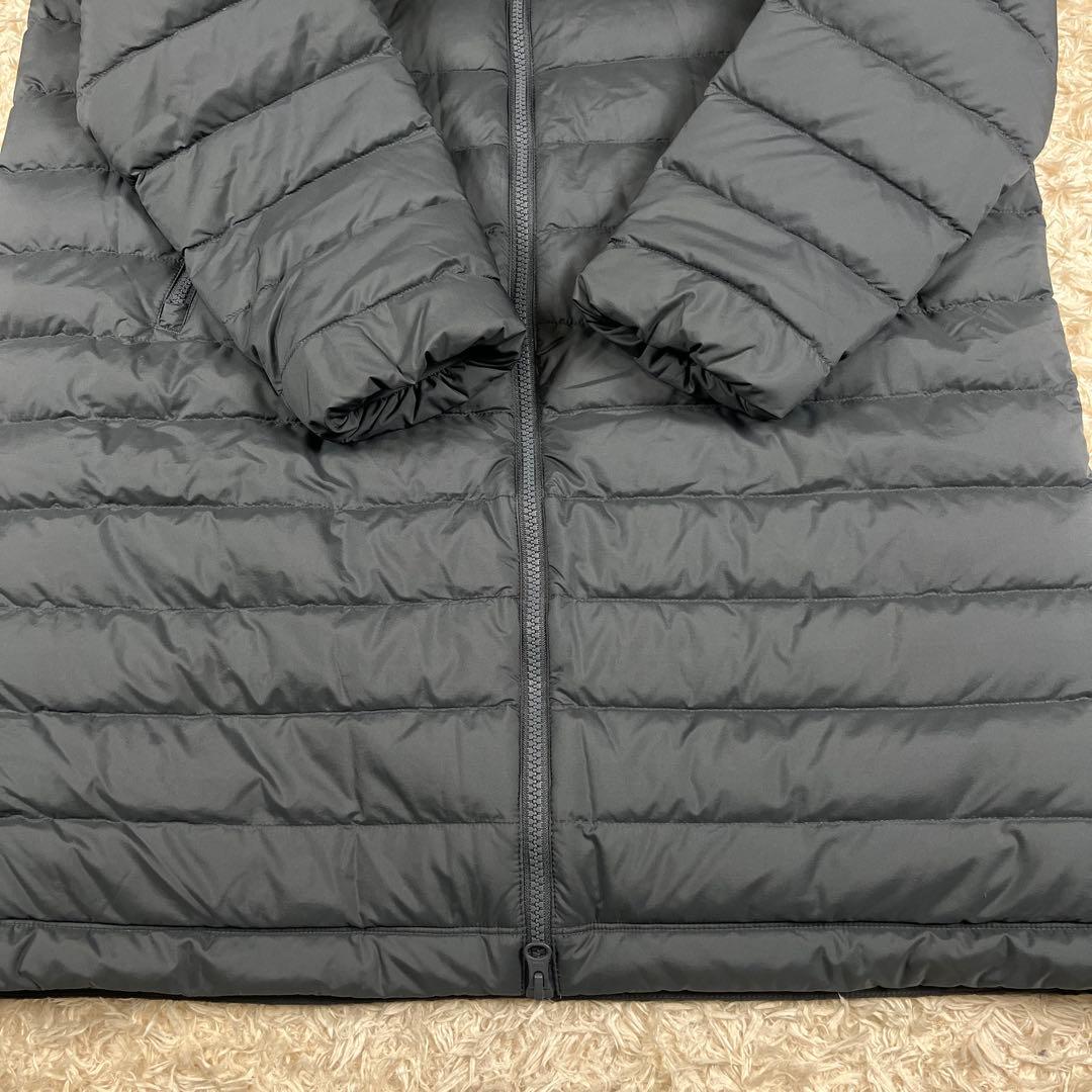 DANTON ダントン ミドルダウン フード付き コート Sサイズ グレー