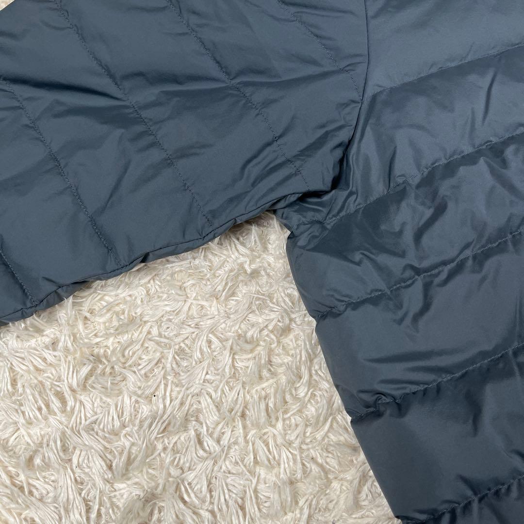 DANTON ダントン ミドルダウン フード付き コート Sサイズ グレー