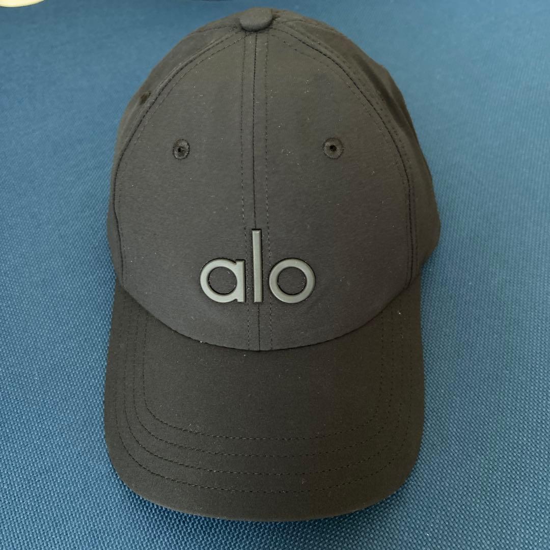 alo 黒 ベースボールキャップ タグ付き