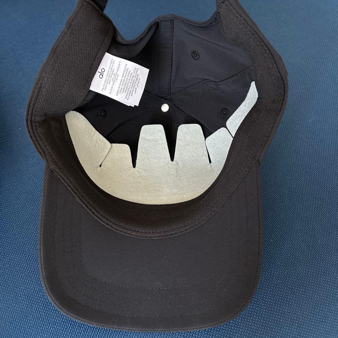 alo 黒 ベースボールキャップ タグ付き