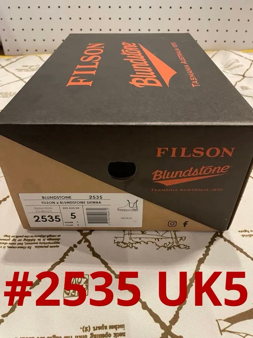 FILSON × Blundstone #2535 Sienna/UK5