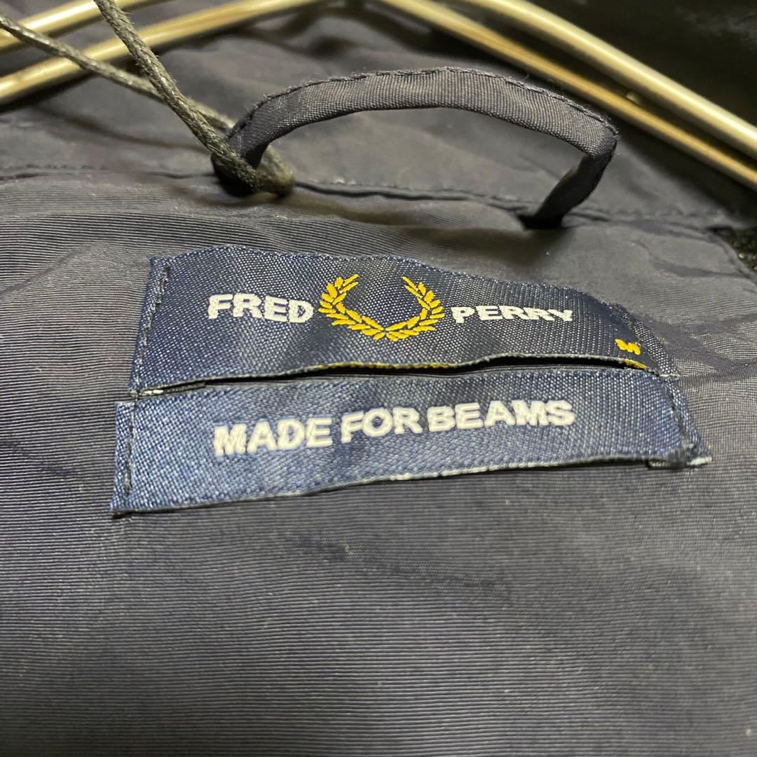 【未使用◦タグ付き✨】FRED PERRY × BEAMS シェルジャケット紺