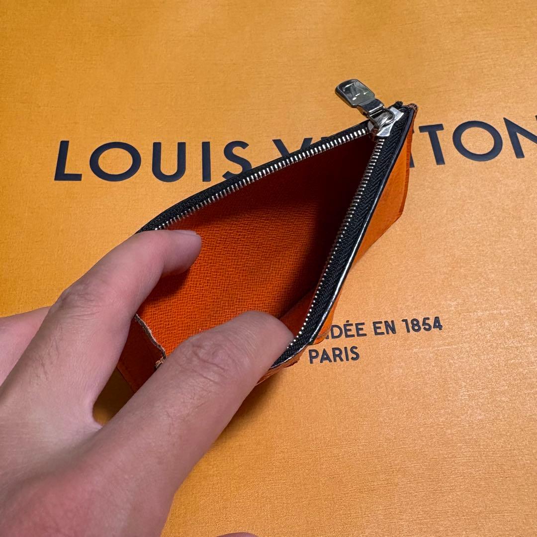 ルイヴィトン カードホルダー ボルケーノオレンジ M30465