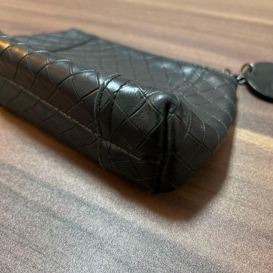 BOTTEGA VENETA ブラック　ポーチ