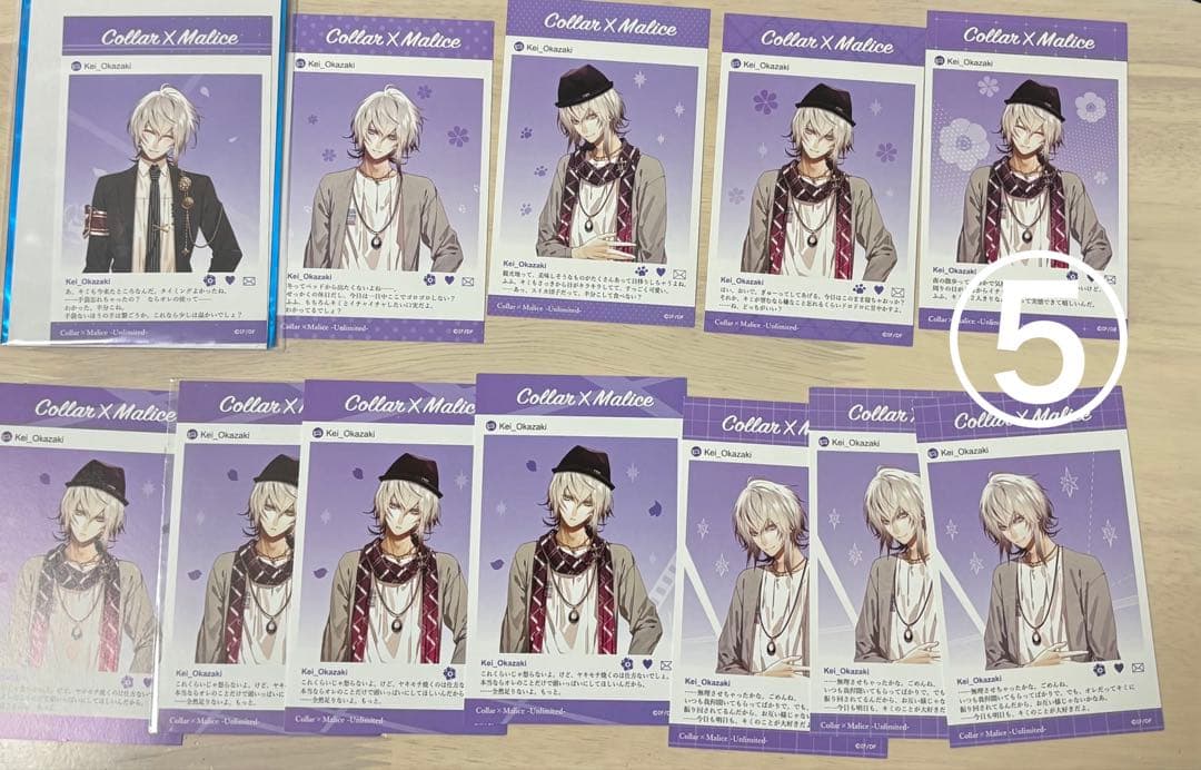 カラーマリス 岡崎契 缶バッジ メセカ ポストカード