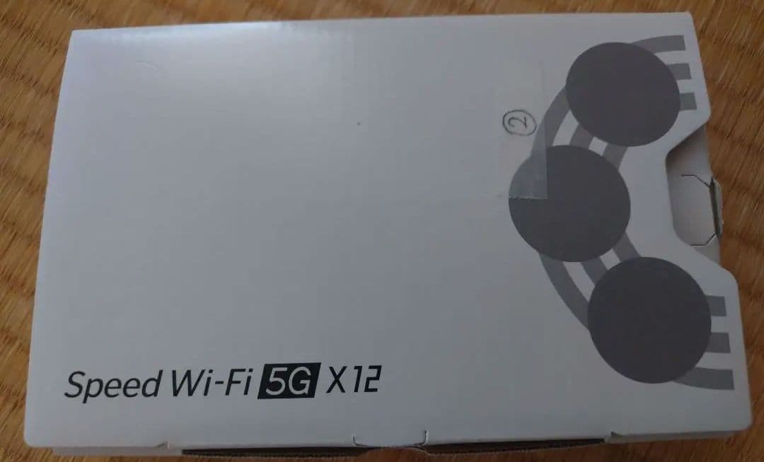 Speed Wi-Fi 5G X12 本体＆箱説明書付き
