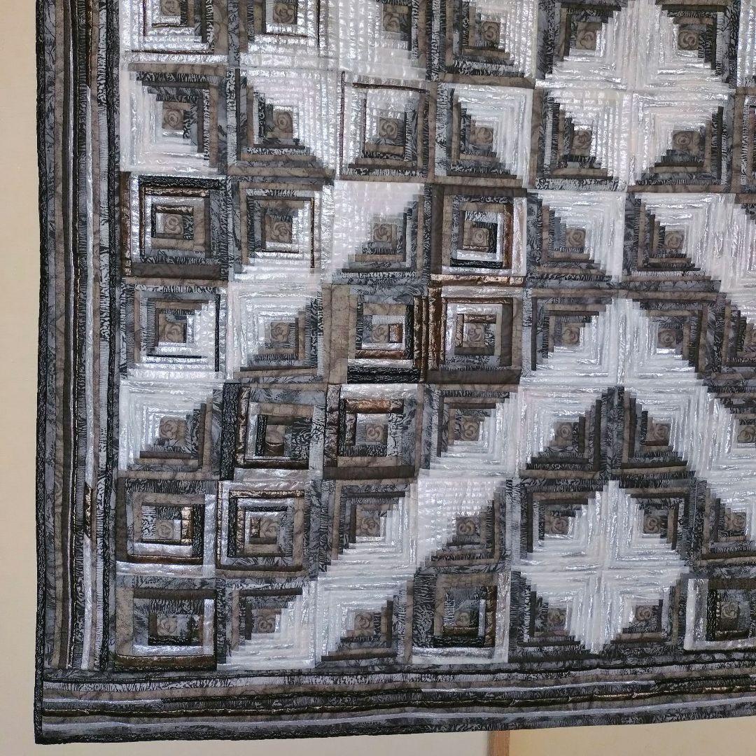 鉄坊 パッチワークキルト タペストリー〈光の調和〉