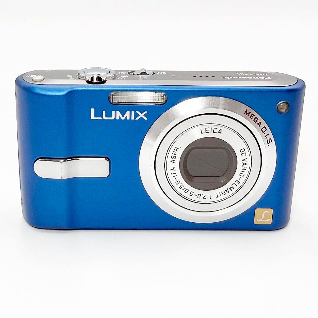 パナソニック LUMIX DMC-FS1 ブルー コンデジ カメラ 中古