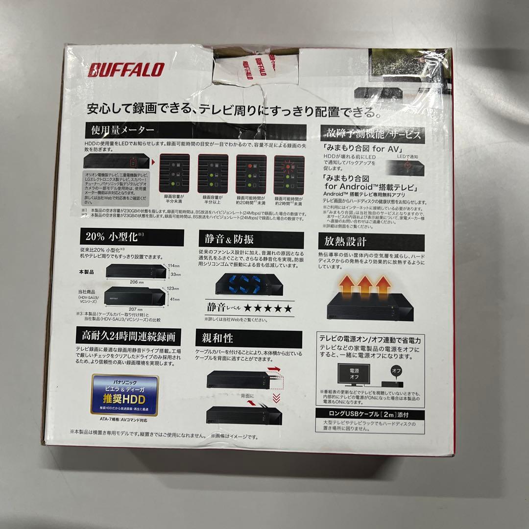 BUFFALO 3TB 外付けHDD HDV-SAM3.0U3-BKA