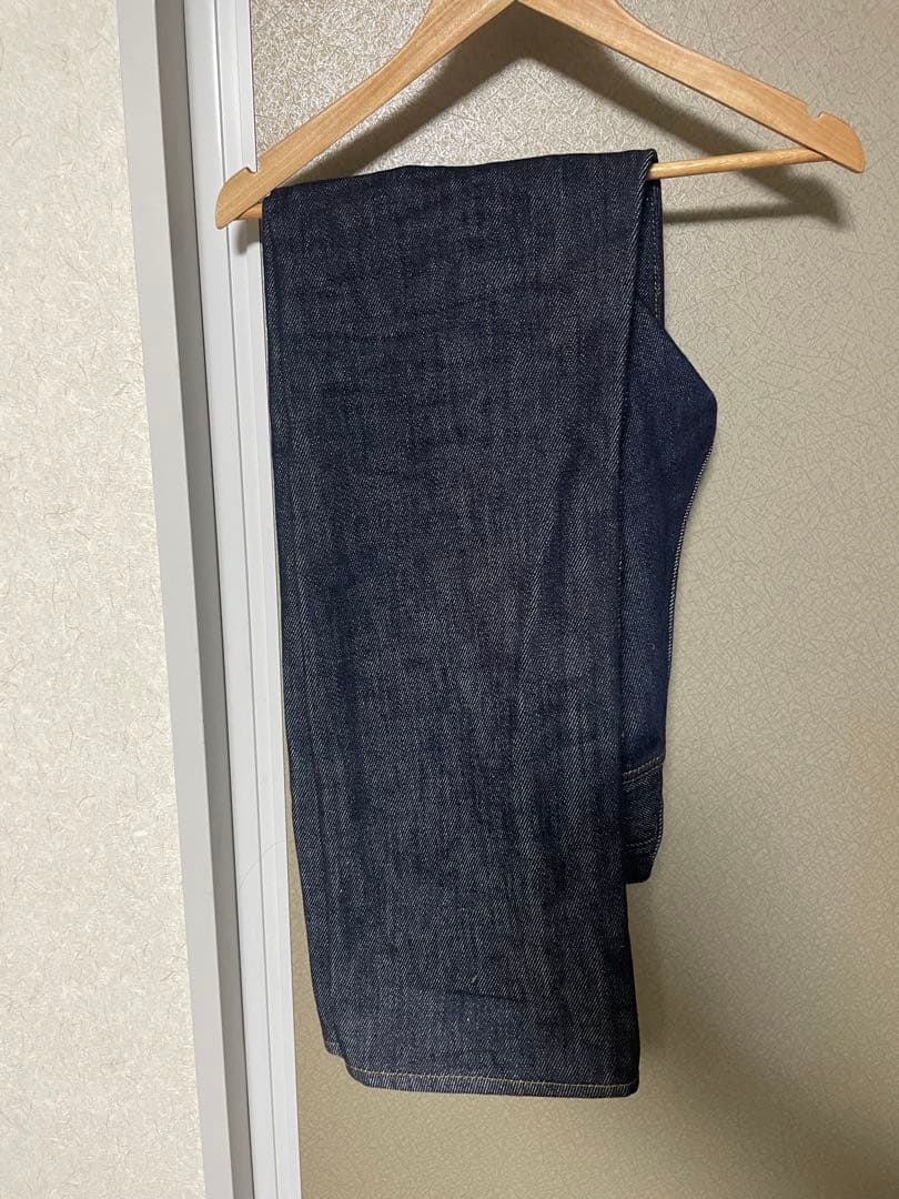 【児島デニム】ワンウォッシュ ストレートデニム 21ozヘビー