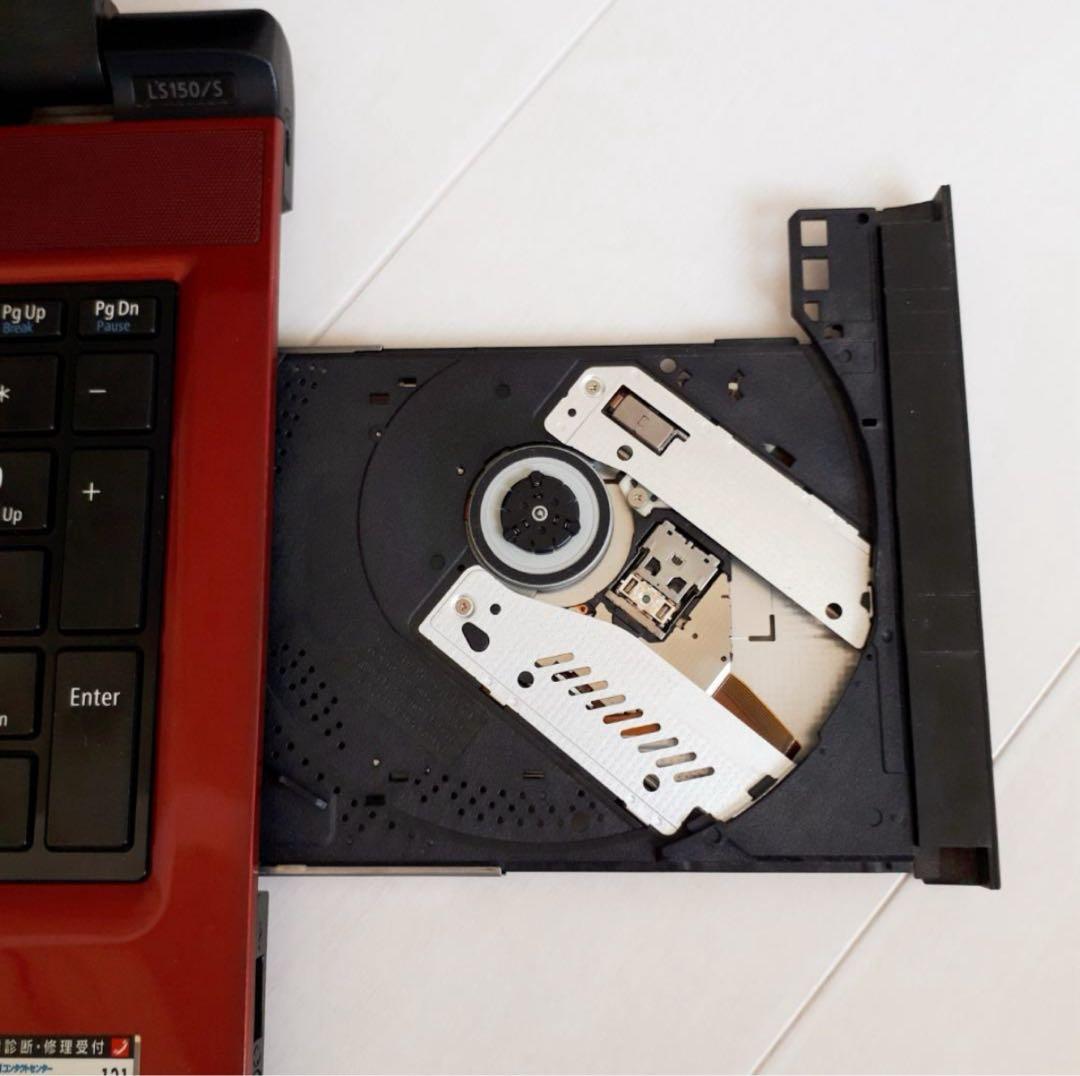 33【美品・赤】高速SSD・Webカメラ✨NECノートパソコン✨初心者マニュアル