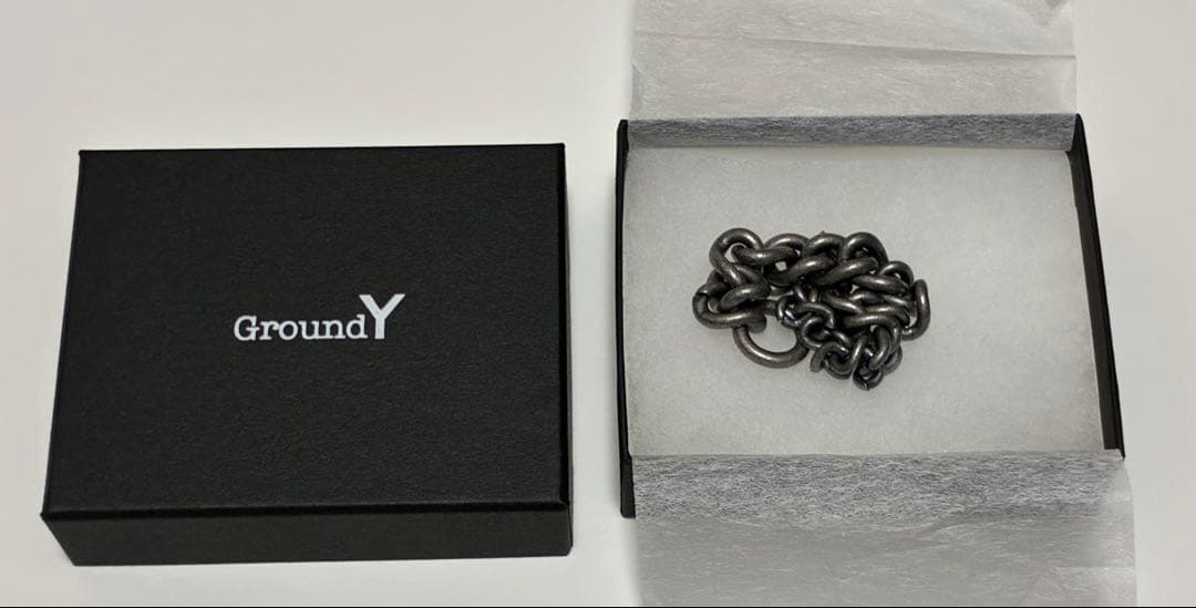 Ground Y 　ブラック　チェーンブレスレット