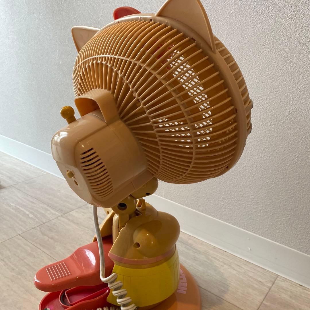 激レア　希少　サンリオ 日焼け キティちゃん 扇風機 レトロ扇風機　ハローキティ
