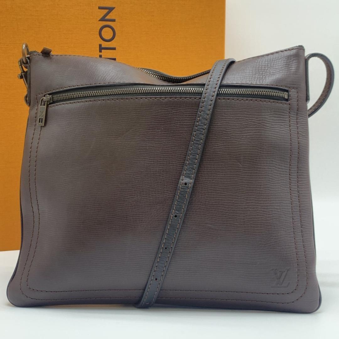 ルイヴィトン ユタ サックプラ カフェ ショルダーバッグ メッセンジャー 茶