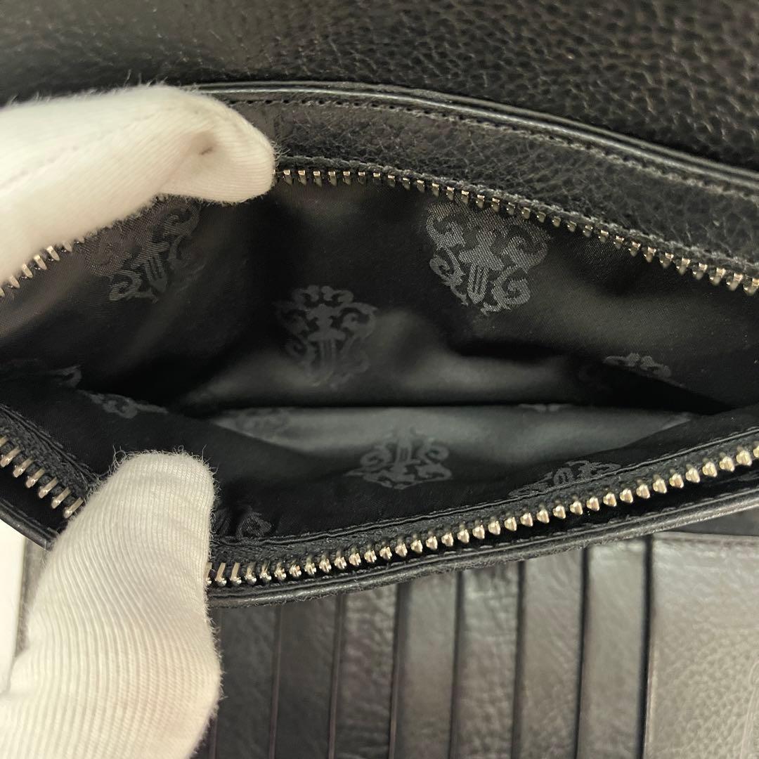 【年末セール】31日まで 新品未使用クロムハーツ ウェーブレザーウォレット長財布